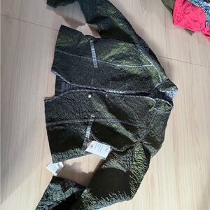 Canvas back Green  Jacket  12 brown house